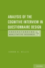 Analysis of the Cognitive Interview in Questionnaire Design - eBook