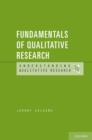 Fundamentals of Qualitative Research - eBook