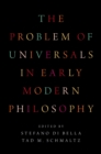 The Problem of Universals in Early Modern Philosophy - eBook