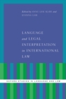 Language and Legal Interpretation in International Law - eBook