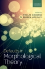 Defaults in Morphological Theory - eBook