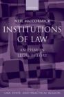 Institutions of Law : An Essay in Legal Theory - eBook