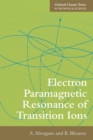Electron Paramagnetic Resonance of Transition Ions - eBook