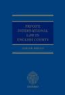 Private International Law in English Courts - eBook