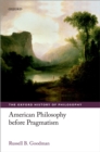 American Philosophy before Pragmatism - eBook