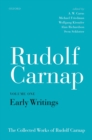 Rudolf Carnap: Early Writings : The Collected Works of Rudolf Carnap, Volume 1 - eBook