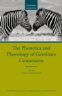 The Phonetics and Phonology of Geminate Consonants - eBook