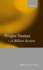 Proper Names : A Millian Account - eBook