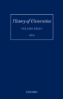 History of Universities : Volume XXIX / 1 - eBook