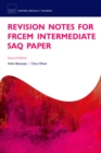 Revision Notes for the FRCEM Intermediate SAQ Paper - eBook