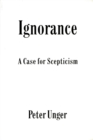 Ignorance : A Case for Scepticism - eBook