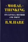 Moral Thinking : Its Levels, Method, and Point - eBook