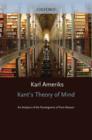 Kant's Theory of Mind : An Analysis of the Paralogisms of Pure Reason - eBook