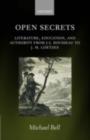 Open Secrets : Literature, Education, and Authority from J-J. Rousseau to J. M. Coetzee - eBook