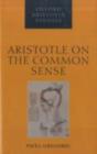 Aristotle on the Common Sense - eBook