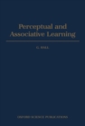 Perceptual and Associative Learning - eBook