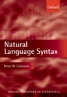 Natural Language Syntax - eBook