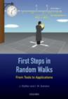 First Steps in Random Walks : From Tools to Applications - eBook