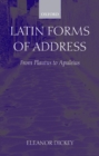 Latin Forms of Address : From Plautus to Apuleius - eBook