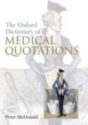 Oxford Dictionary of Medical Quotations - eBook