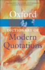 Oxford Dictionary of Modern Quotations - eBook