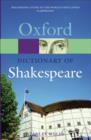 A Dictionary of Shakespeare - eBook