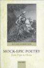 Mock-Epic Poetry from Pope to Heine - eBook