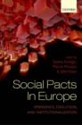 Social Pacts in Europe : Emergence, Evolution, and Institutionalization - eBook