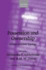 Possession and Ownership : A Cross-Linguistic Typology - eBook
