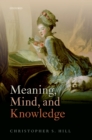 Meaning, Mind, and Knowledge - eBook