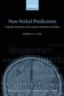 Nonverbal Predication : Copular Sentences at the Syntax-Semantics Interface - eBook