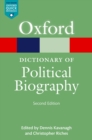 A Dictionary of Political Biography - eBook
