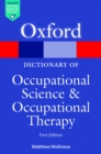 A Dictionary of Occupational Science and Occupational Therapy - eBook