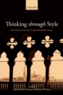 Thinking Through Style : Non-Fiction Prose of the Long Nineteenth Century - eBook