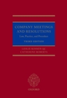 Company Meetings and Resolutions : Law, Practice, and Procedure - eBook