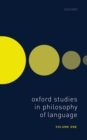 Oxford Studies in Philosophy of Language Volume 1 - eBook