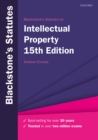 Blackstone's Statutes on Intellectual Property - eBook