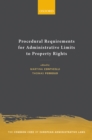 Procedural Requirements for Administrative Limits to Property Rights - eBook
