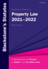 Blackstone's Statutes on Property Law 2021-2022 - eBook