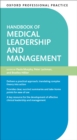 Oxford Professional Practice: Handbook of Medical Leadership and Management - eBook