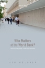 Who Matters at the World Bank? : Bureaucrats, Policy Change, and Public Sector Governance - eBook