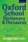 Oxford School Dictionary & Thesaurus - Book