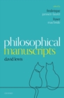 Philosophical Manuscripts - Book