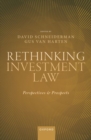 Rethinking Investment Law - Book