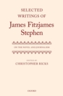 Selected Writings of James Fitzjames Stephen : On the Novel and Journalism - eBook