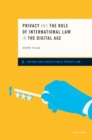 Privacy and the Role of International Law in the Digital Age - eBook
