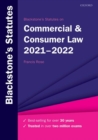 Blackstone's Statutes on Commercial & Consumer Law 2021-2022 - Book
