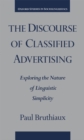 The Discourse of Classified Advertising : Exploring the Nature of Linguistic Simplicity - eBook