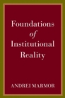 Foundations of Institutional Reality - Book