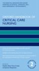 Oxford Handbook of Critical Care Nursing - Book